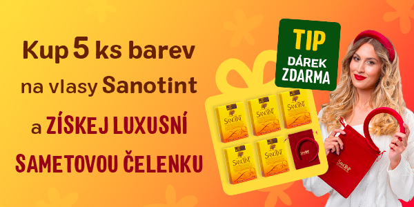 čelenka k 5 ks barev Sanotint