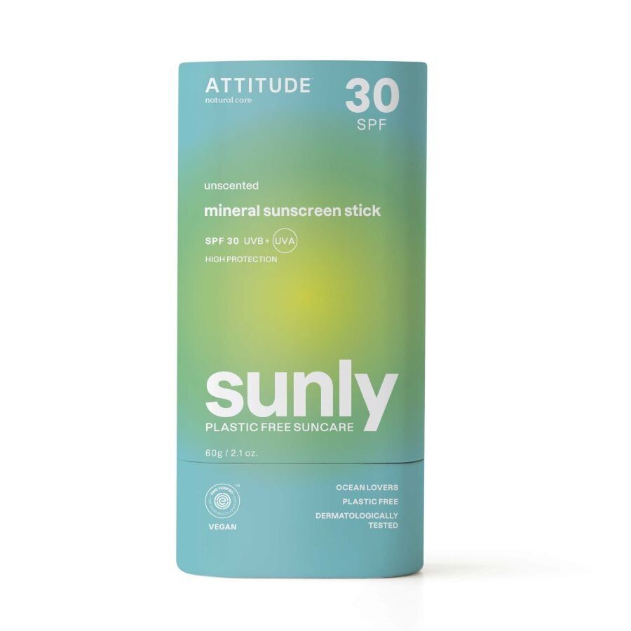 E-shop 100 % minerální ochranná tyčinka na celé tělo (SPF 30) bez parfemace Attitude 60 g