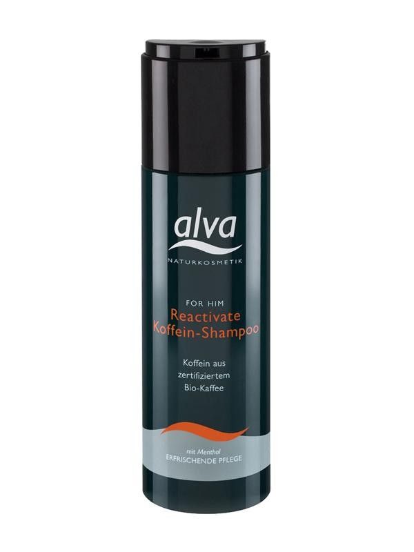 Alva FOR HIM Posilující šampon s BIO kofeinem proti vypadávaní vlasů 200 ml