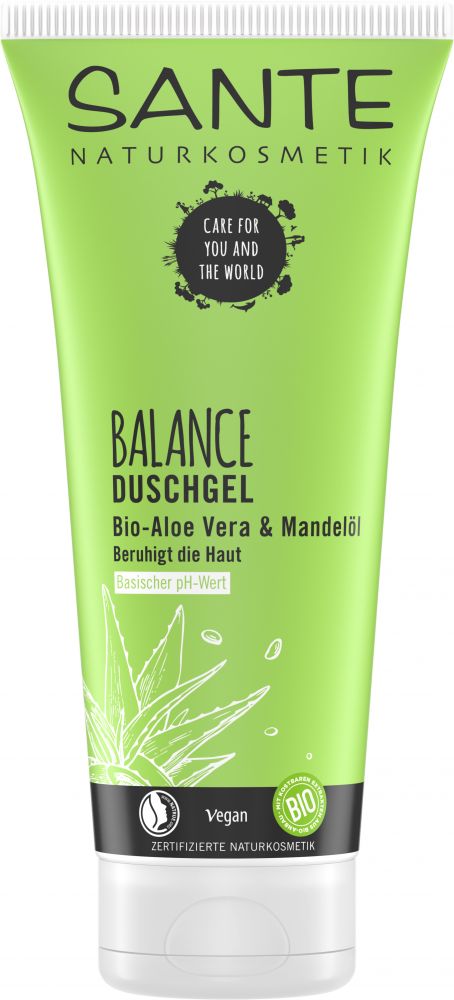 Sante Balance sprchový gel Bio-Aloe & Mandlový olej 200 ml