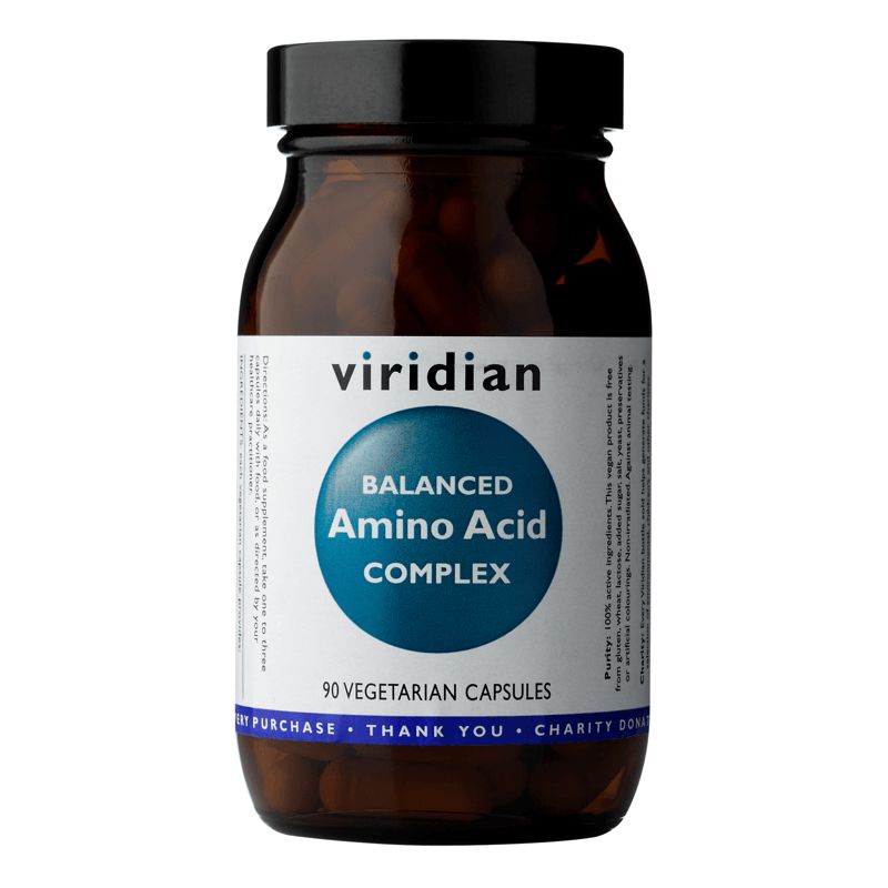 E-shop Viridian Balanced Amino Acid Complex (Směs esenciálních aminokyselin) 90 kapslí