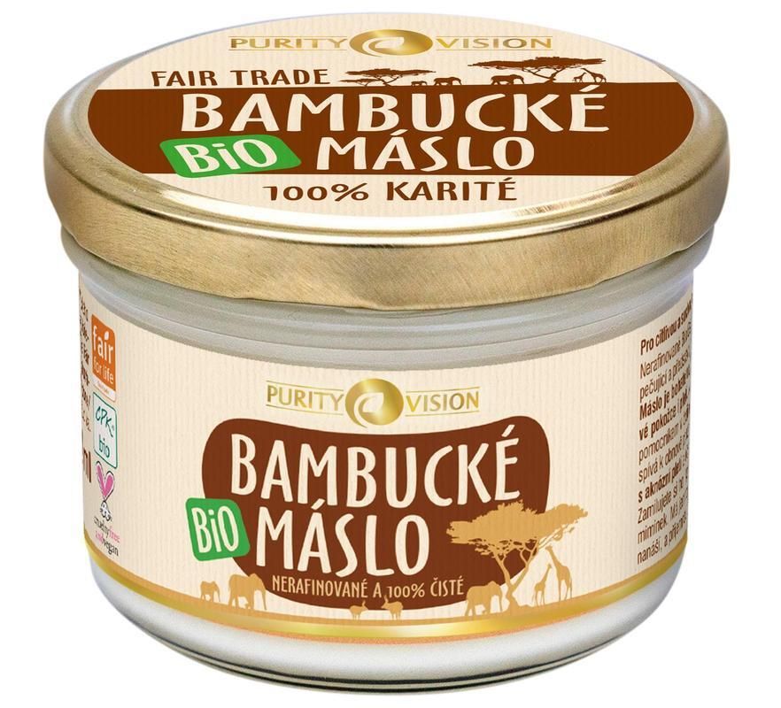 Bambucké máslo BIO Fair Trade Purity Vision - kosmetika 200ml