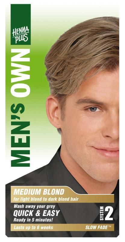 E-shop HennaPlus Barva pro muže Střední blond 80 ml