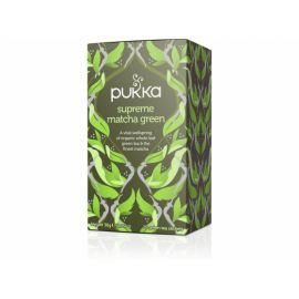 Bio čaj Supreme matcha green Výběrová matcha PUKKA 20x1,5g