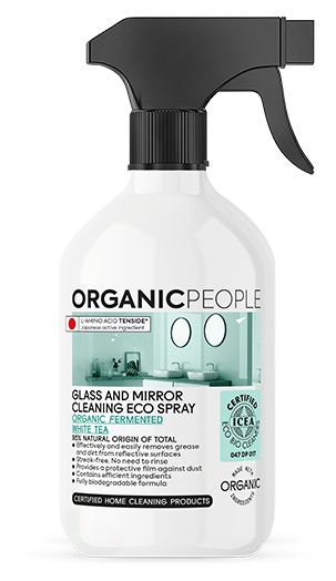 Organic People Bio čistící sprej na sklo a zrcadla 500 ml