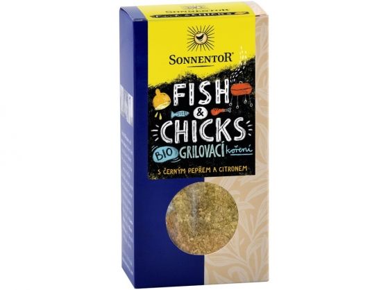 E-shop Sonnentor Bio Fish & Chicks - grilovací koření na ryby a kuře 55g