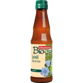 Bio Lněný olej - za studena lisovaný Rinatura 250 ml