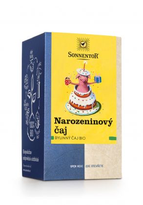 E-shop Sonnentor Bio Narozeninový čaj dvoukomorový 27g