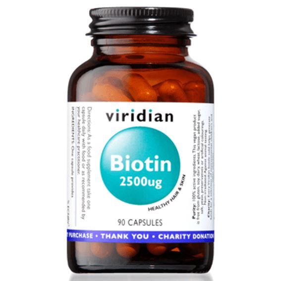 E-shop Viridian Biotin 2500ug 90 kapslí