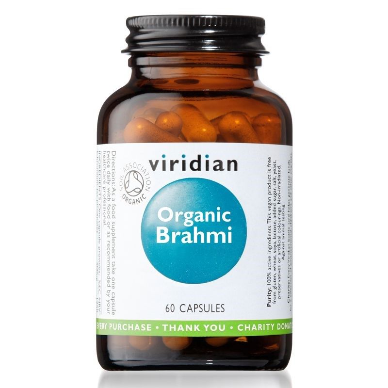 Viridian Brahmi Organic 60 kapslí
