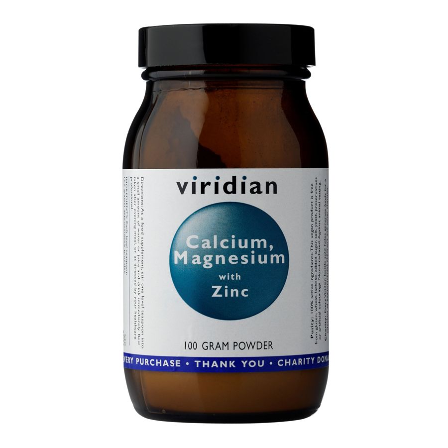 Viridian Calcium Magnesium with Zinc (Vápník, Hořčík a Zinek) 100g