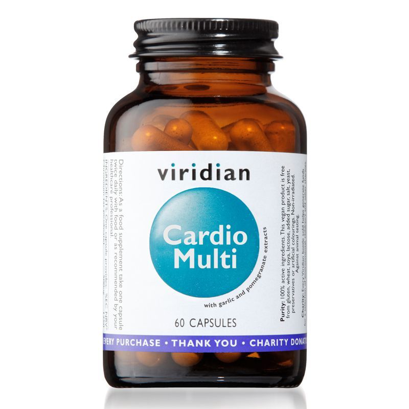 E-shop Viridian Cardio Multi (Multivitamín pro kardiovaskulární systém) 60 kapslí