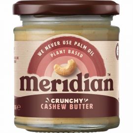 Cashew Butter Crunchy (Kešu krém křupavý) Meridian 170g