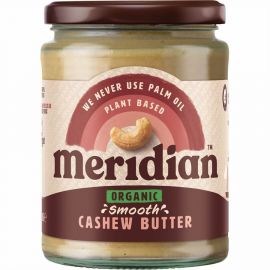 Cashew Butter Smooth Organic (Kešu krém jemný BIO) Meridian 470g