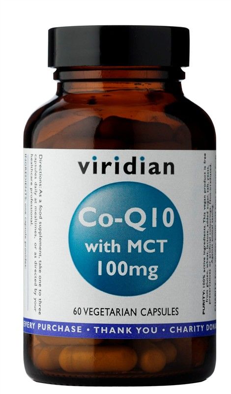 E-shop Viridian Co-Q10 with MCT 30 kapslí