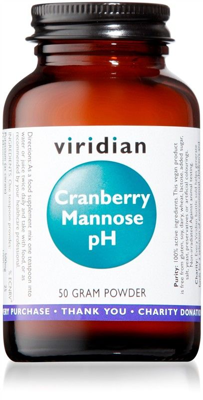 E-shop Viridian Cranberry Mannose pH 50g