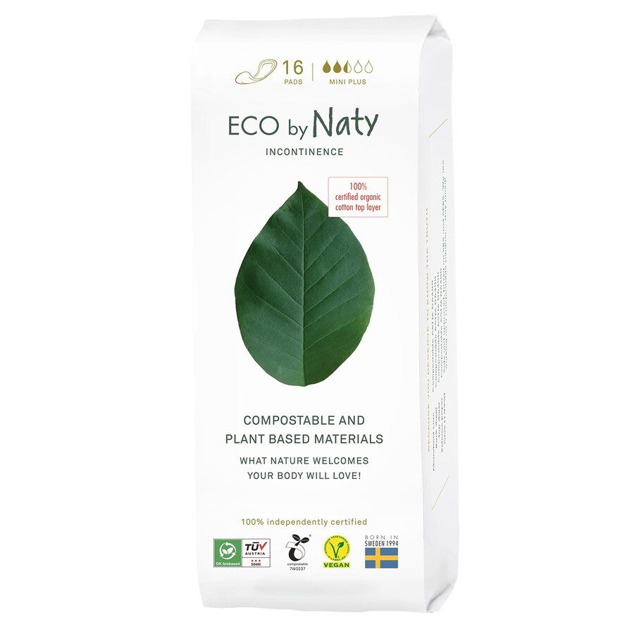 E-shop Naty Dámské ECO inkontinenční vložky - mini plus 16 ks