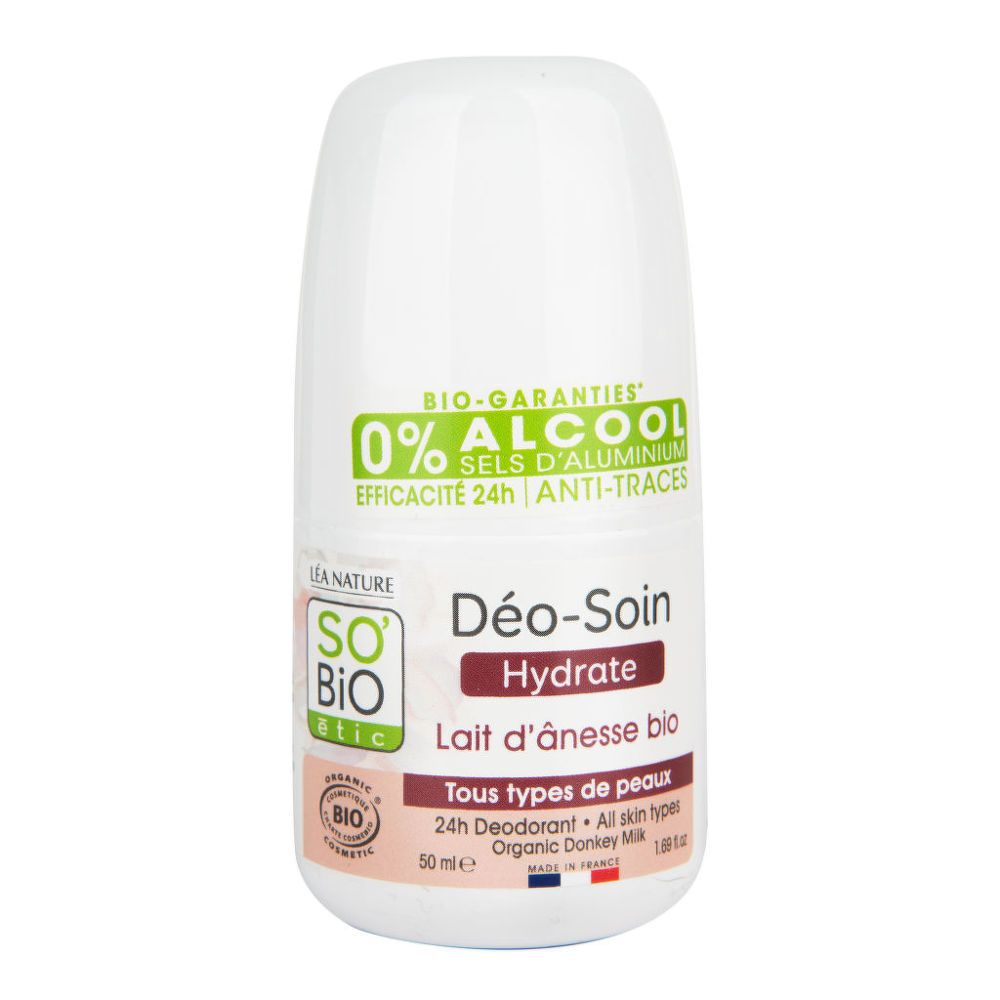 E-shop SO’BiO étic Deodorant přírodní 24h hydratační s oslím mlékem BIO 50 ml