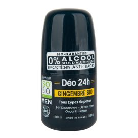 Deodorant přírodní 24h MEN zázvor BIO SO’BiO étic 50 ml