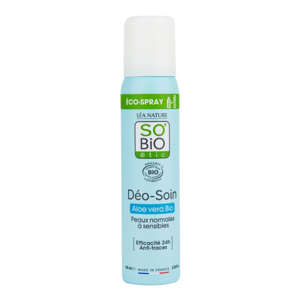 E-shop SO’BiO étic Deodorant přírodní ECO SPRAY 24h aloe vera BIO 100 ml