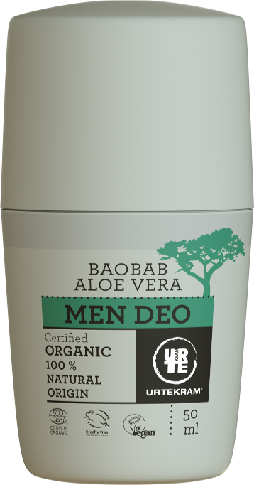 E-shop Urtekram Men krémový deodorant s aloe a baobabem BIO 50 ml