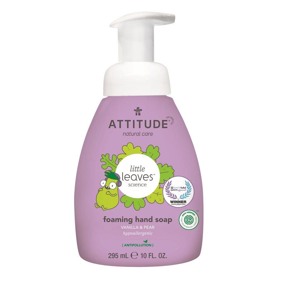 Attitude Little leaves Dětské pěnivé mýdlo na ruce s vůní vanilky a hrušky 295ml
