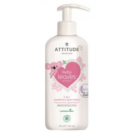 Dětské tělové mýdlo a šampon (2v1) bez vůně Attitude Baby leaves 473ml