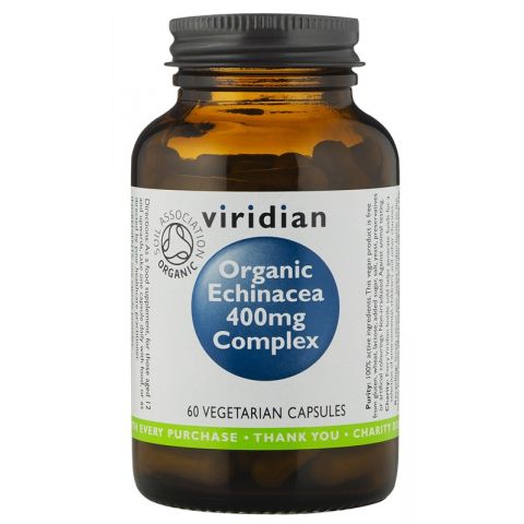 Echinacea 400mg Complex Organic 60 kapslí Viridian