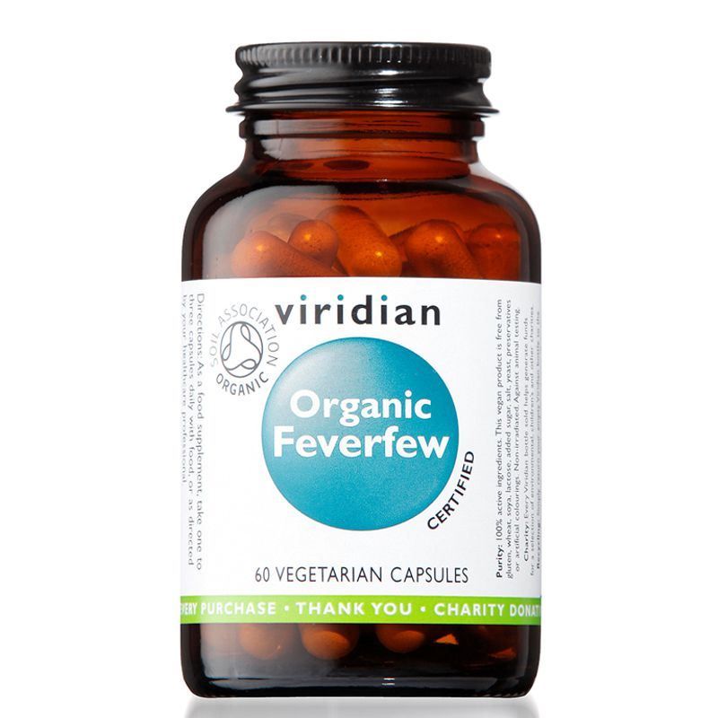 Viridian Feverfew 60 kapslí Organic