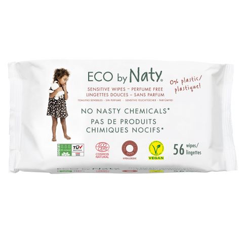 Vlhčené ubrousky pro citlivou pokožku Eco by Naty