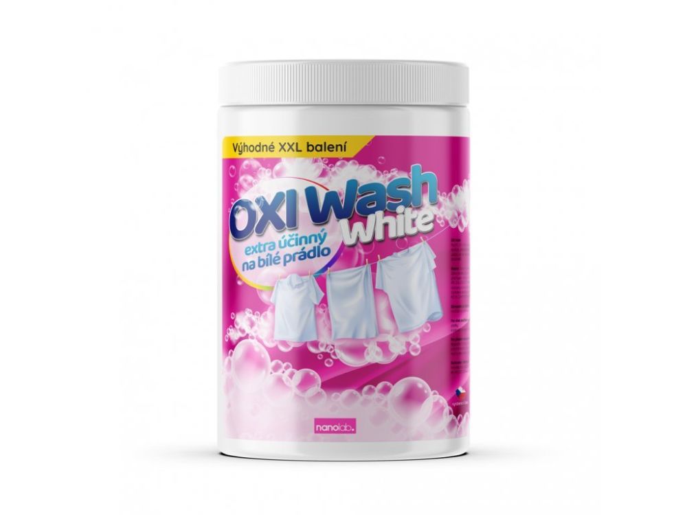 E-shop Nanolab OXI Wash na bílé prádlo Hmotnost: 1 kg