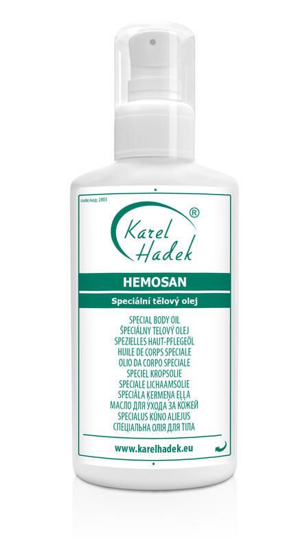 E-shop Hemosan-Speciální Tělový olej na hemoroidy Hadek velikost: 100 ml