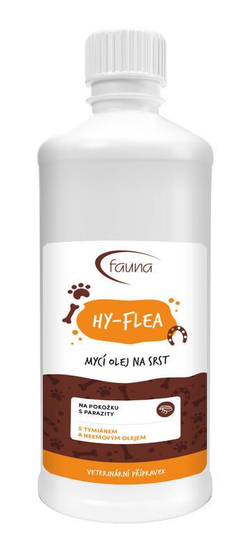Aromafauna Mycí olej HY-Flea na srst a pokožku s parazity velikost: 1000 ml + Doprava Zdarma