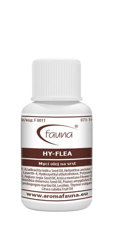 Aromafauna Mycí olej HY-Flea na srst a pokožku s parazity velikost: 20 ml