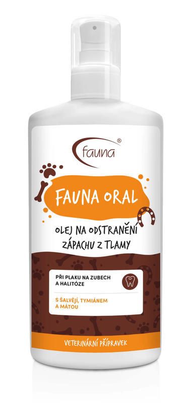 E-shop Aromafauna Ústní olej Fauna Oral proti zápachu velikost: 200 ml
