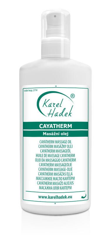 E-shop Hadek Cayatherm Masážní olej velikost: 200 ml