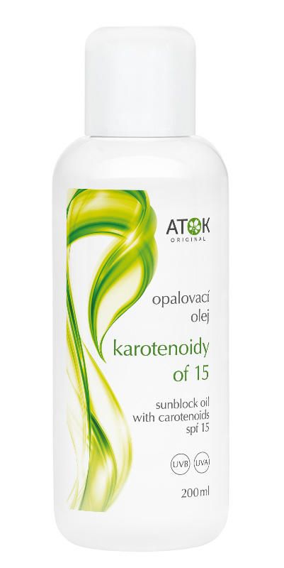 E-shop Opalovací olej Karotenoidy OF15 Atok velikost: 200 ml