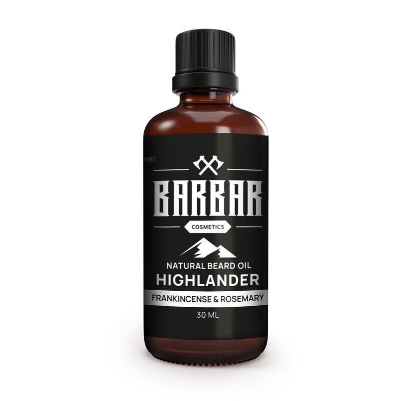 Barbar Regenerační olej na vousy HIGHLANDER velikost: 30 ml