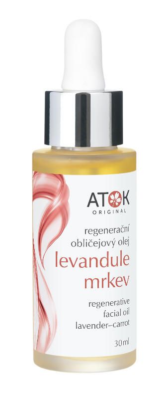 Regenerační obličejový olej Levandule-mrkev Atok velikost: 30 ml