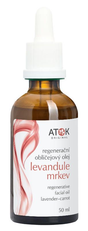 Regenerační obličejový olej Levandule-mrkev Atok velikost: 50 ml