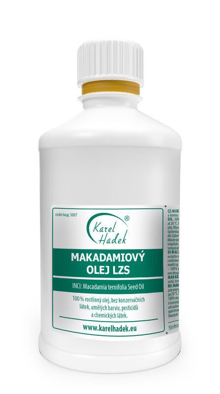 E-shop Hadek Makadamiový olej velikost: 500 ml