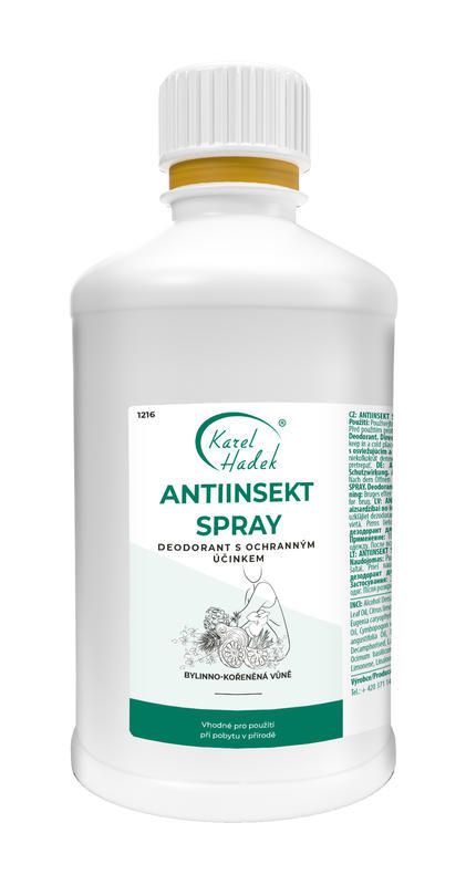 E-shop Antiinsekt spray Hadek velikost: 500 ml