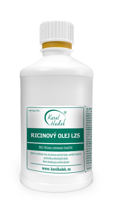 E-shop Hadek Ricinový rostlinný olej velikost: 500 ml