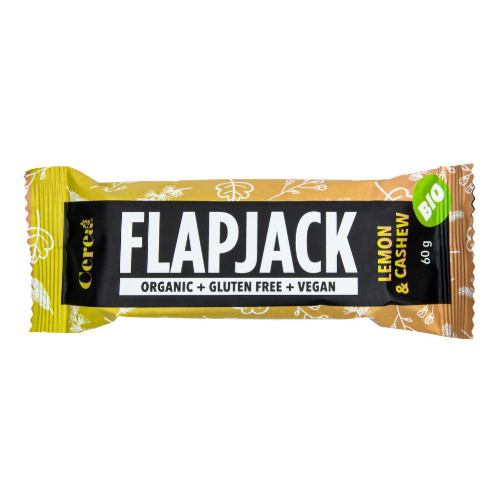 Cerea Flapjack bezlepkový kešu a citrón 60 g BIO