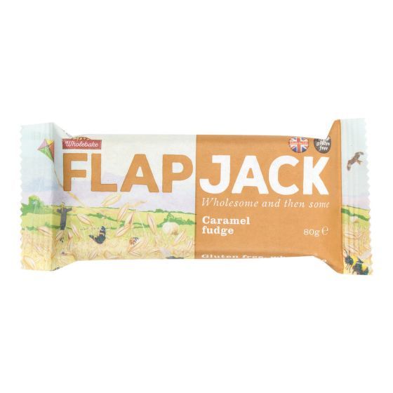 E-shop Wholebake Flapjack ovesný karamel bezlepkový 80 g