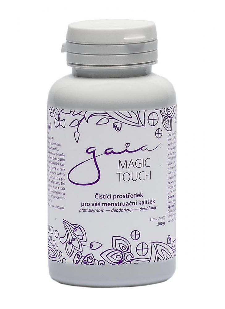 Yellow & Blue Gaia Magic Touch Čistící prášek pro menstruační kalíšek 200 g