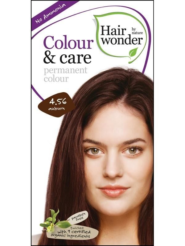 E-shop Hairwonder Barva KAŠTANOVÁ 4.56 přírodní dlouhotrvající BIO