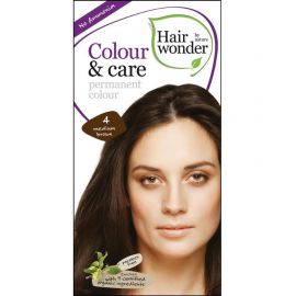 Barva STŘEDNĚ HNĚDÁ 4 přírodní dlouhotrvající BIO Hairwonder