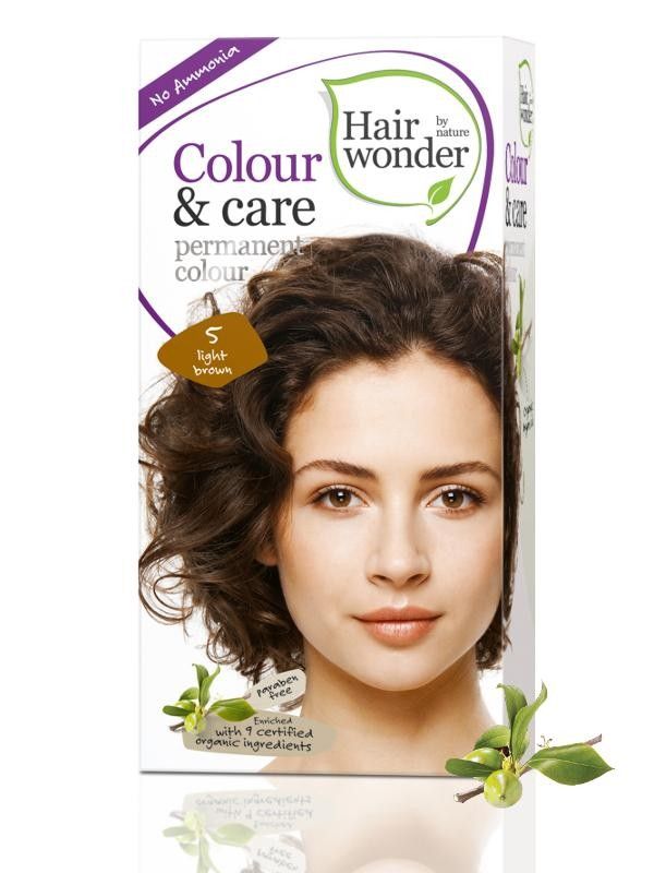 E-shop Hairwonder Barva SVĚTLÁ HNĚDÁ 5 přírodní dlouhotrvající BIO