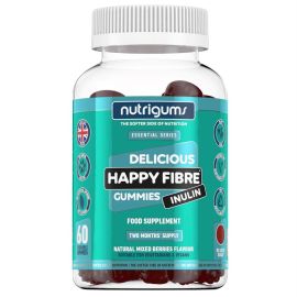 Happy Fibre Inulin Nutrigums 60 gummies